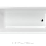M-Acryl Eco egyenes akril kád 150x70