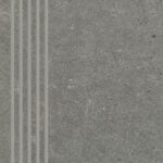 Paradyz Opotimal grafit engraved stair tread lépcsőlap 29.8 x 59.8