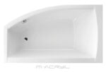 M-Acryl Minima aszimmetrikus akril kád balos 160X95