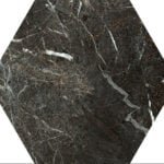Paradyz My Way Tosi Brown Hexagon Polished dekor burkolólap 17,1x19,8