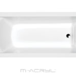 M-Acryl Fresh egyenes akril kád 160X70