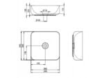 AREZZO DESIGN TURDA PULTRA ÜLTETHETŐ MOSDÓ AR-145043 - Image 2