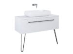 AREZZO DESIGN MOSDÓPULT 70X46 CM MAGASFÉNYŰ FEHÉR AR-166891 - Image 2