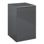 AREZZO DESIGN MONTEREY 40 CM-ES ALSÓELEM 1 AJTÓVAL MAGASFÉNYŰ ANTRACIT AR-166996