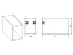AREZZO DESIGN MONTEREY SLIM NYITOTT ELEM MAGASFÉNYŰ ANTRACIT AR-167100 - Image 2
