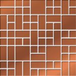 Valore Shabby Chic Copper Glass Mosaic 25x25