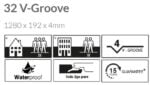 KRONOSTEPSPC CLASSIC BOLTON OAK Z201FNP 4V W32 1280x192x4 MM SPC vinyl padló - Image 2