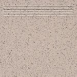 Cersanit Mont Blanc Beige-Black lépcsőlap 30X30 gres padlólap