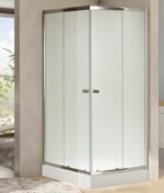 AMBON frost 80x80 szögletes zuhanykabin