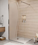FRIDA Bamboo 100x200 walk-in zuhanyfal