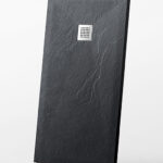 Nadin black 100x90 szögletes zuhanytálca