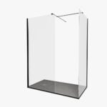 DALIA black walk-in zuhanyfal - Image 6