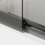JAVA E-slide black 2-részes csúszó kádparaván - Image 19