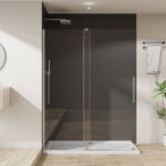 EXAN 100x195 csúszó walk-in zuhanyfal - Image 3
