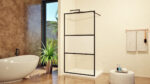 FANNY black 100x195 walk-in zuhanyfal - Image 7