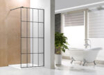 FRIDA black 110x195 walk-in zuhanyfal - Image 3