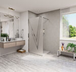 FRIDA Victory 100x200 walk-in zuhanyfal - Image 3