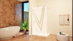 FRIDA Victory 100x200 walk-in zuhanyfal - Image 4