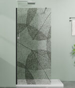LETTI black 90x195 walk-in zuhanyfal - Image 2