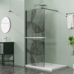 LETTI black 90x195 walk-in zuhanyfal - Image 11