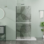 LETTI black 90x195 walk-in zuhanyfal - Image 12
