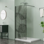 LETTI black 90x195 walk-in zuhanyfal - Image 4