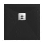 Nilla black 80x80 szögletes zuhanytálca - Image 8